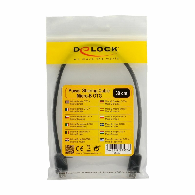 USB povezovalni kabel micro USB 2.0- micro USB 2.0 OTG polnjenje