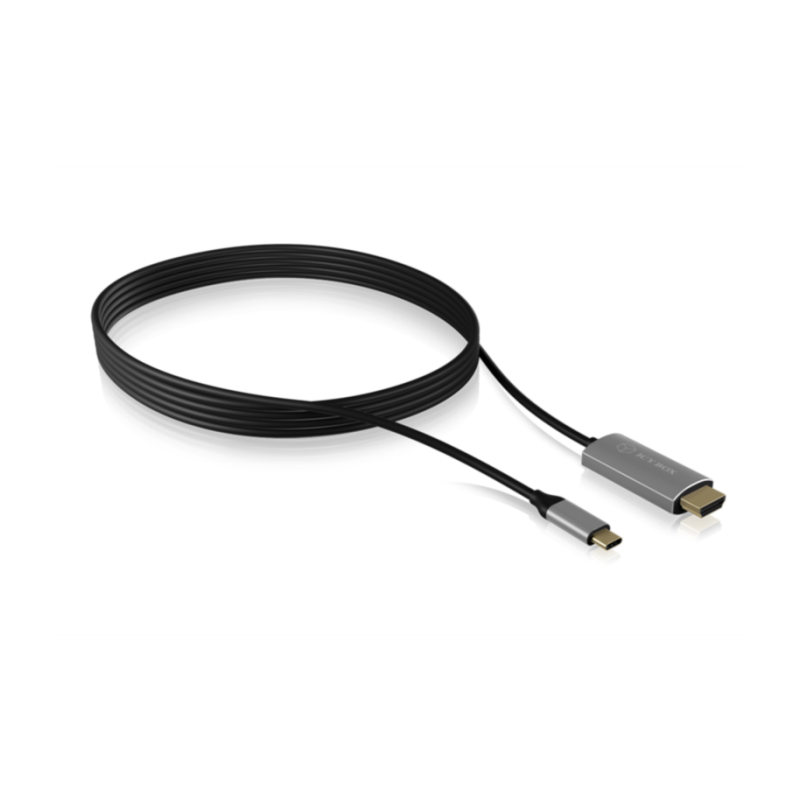 Icybox kabel iz USB-C na HDMI s podporo za 4k@60Hz