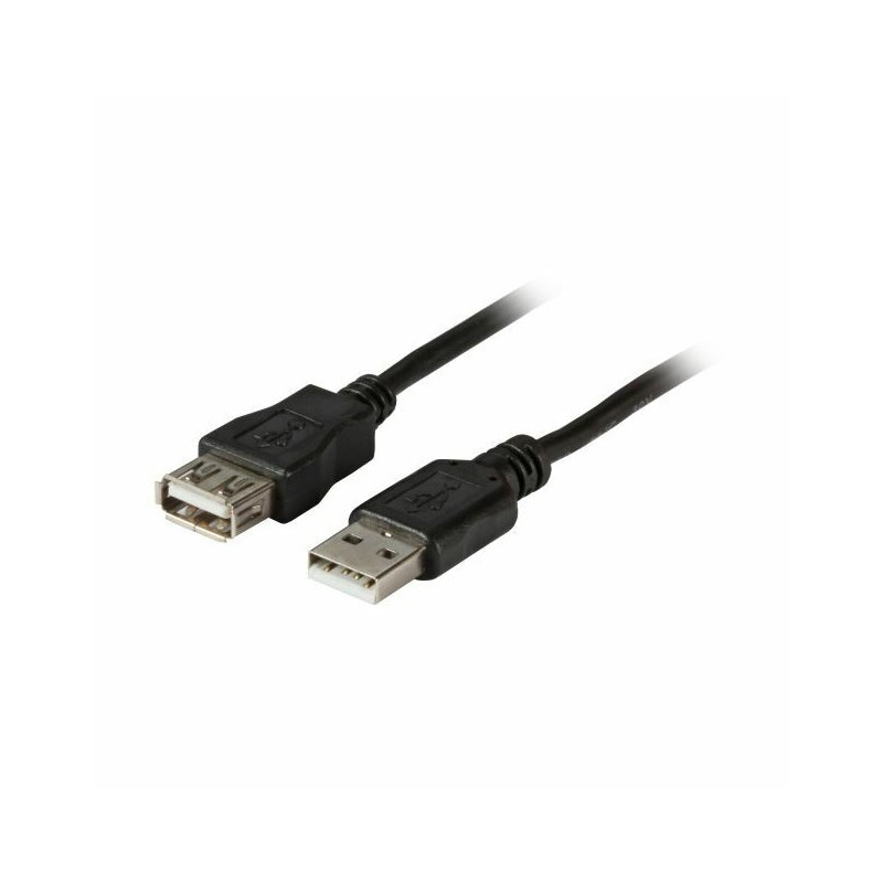 Kabel USB 2.0 podaljšek A-A M/Ž 0.5m
