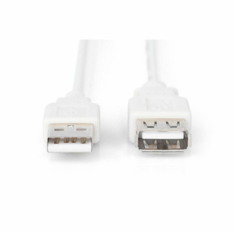 Kabel USB podaljšek A-A M/Ž 1,8m siv dvojno oklopljen