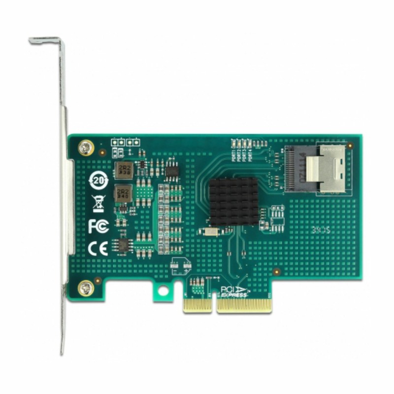 Razširitvena kartica Delock PCIe 4xSATA 6Gbs RAID HyperDuo