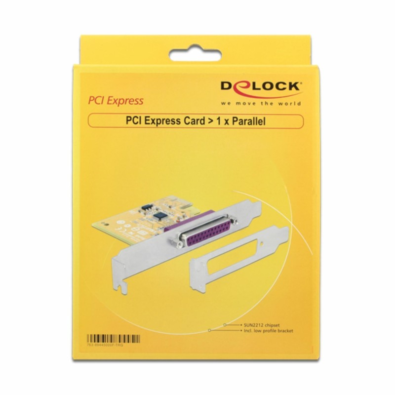 Razširitvena kartica Delock PCIe Paralelna + Low Profile