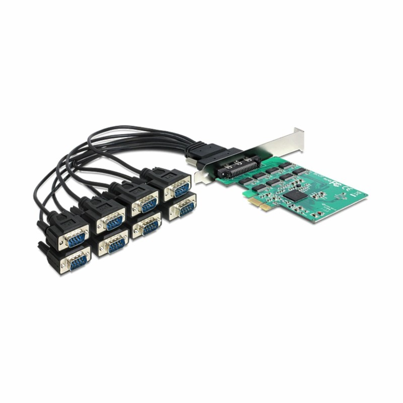 Razširitvena kartica Delock PCIe Serijska 8xRS232 + Low Profile 921K