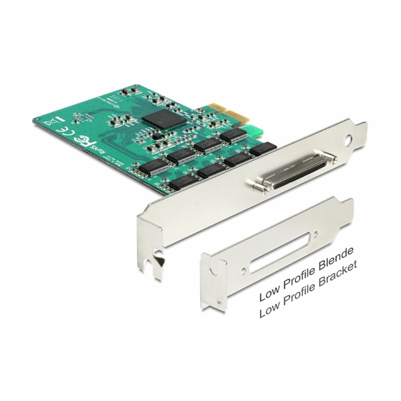 Razširitvena kartica Delock PCIe Serijska 8xRS232 + Low Profile 921K