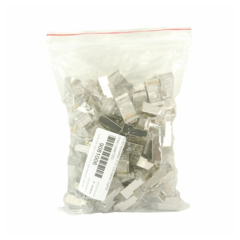 RJ45 konektor CAT.5e FTP mehki kabel (2rez) (pak/100) Digitus