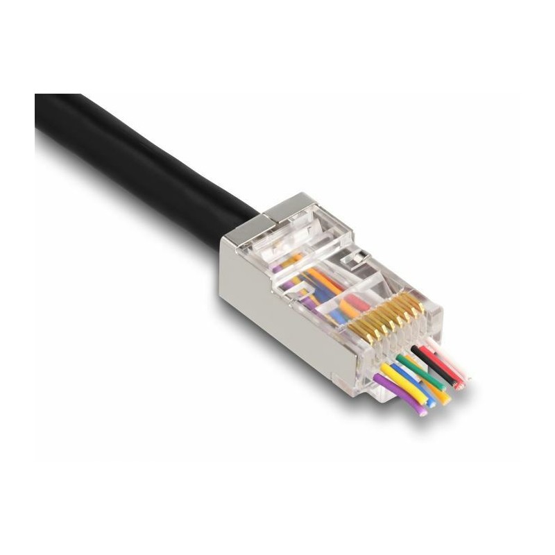 Konektor Delock RJ45 CAT.6 FTP Easy Connect pak/50, 9060032