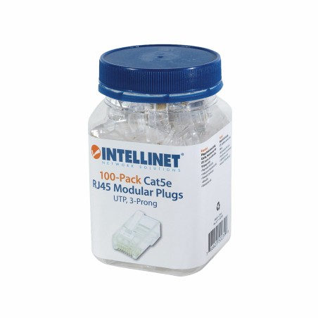 RJ45 konektor UTP trdi kabel Intellinet (3rez) (pak/100)