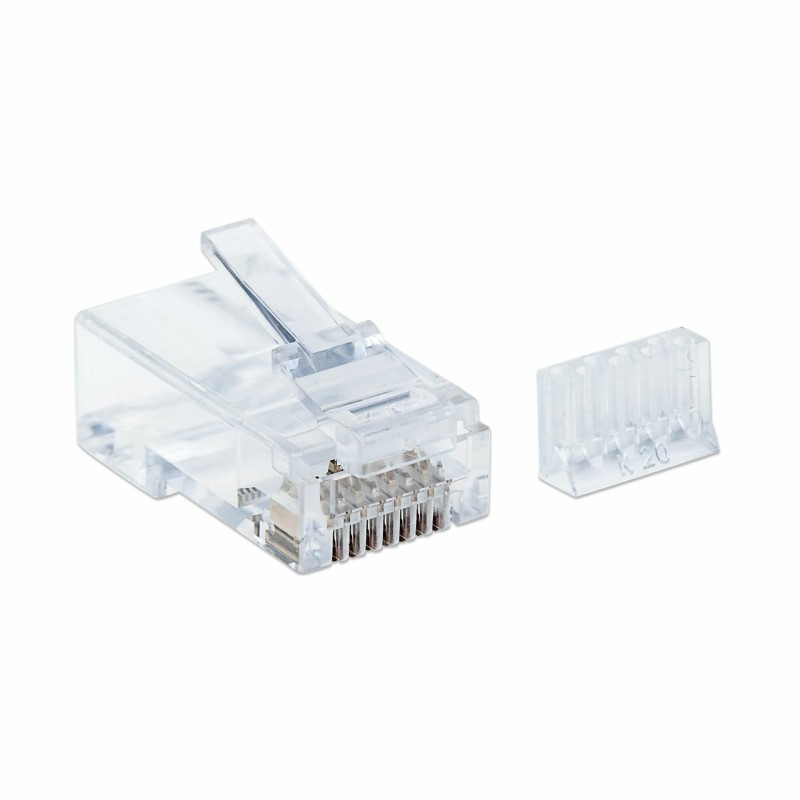 RJ45 konektor CAT.6+ UTP trdi kabel Intellinet (pak/90)
