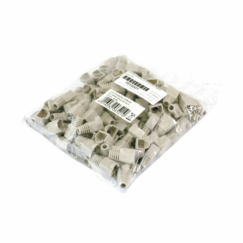 Zaščitna plastika za konektor RJ45, siva 100/1