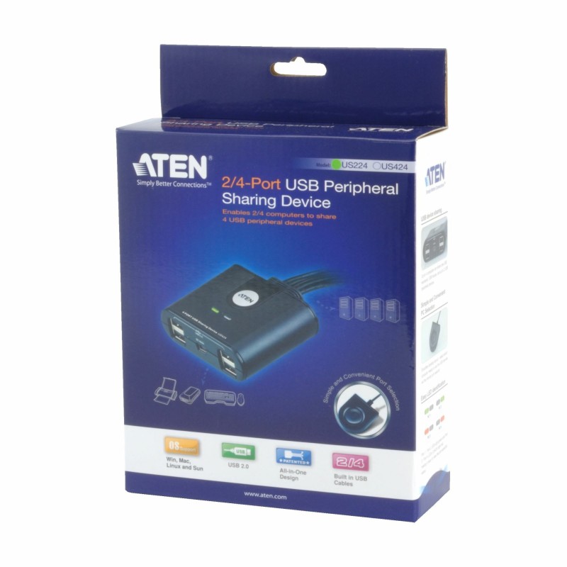 USB stikalo 2:4 US224 Aten