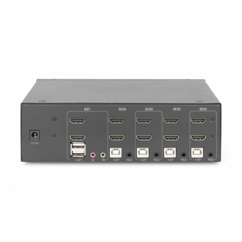 Digitus KVM stikalo 4x2 namizni HDMI/USB 4K DS-12883
