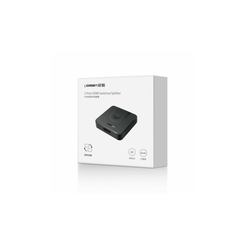 Ugreen HDMI 2.0 2x1 dvo smeren razdelilec, stikalo - box