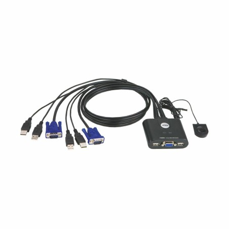 KVM stikalo 2:1 mini VGA/USB s kabli CS22U Aten
