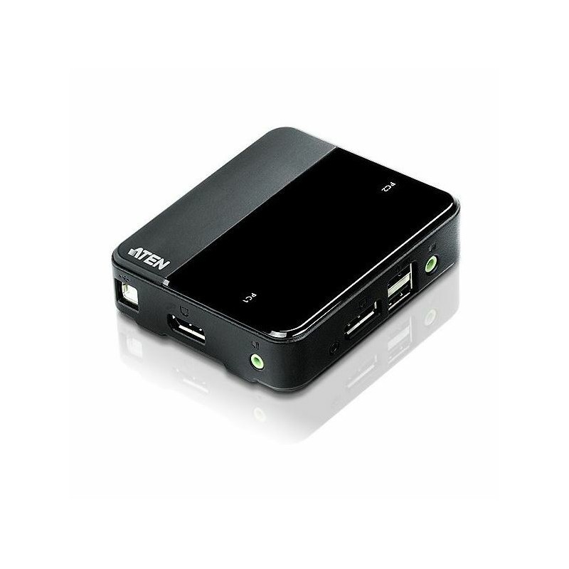 KVM stikalo 2:1 DisplayPort/USB s kabli CS782DP 4K Aten