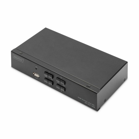 KVM stikalo Digitus DS-12891 (4x DisplayPort, 4x USB-B, avdio)