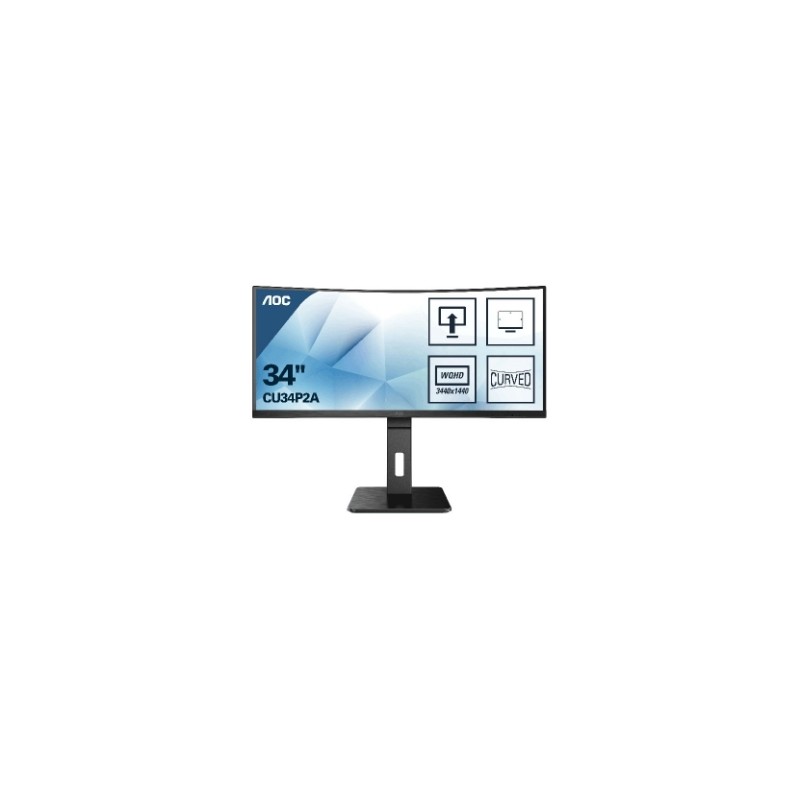 Monitor AOC CU34P2A, ukrivljen