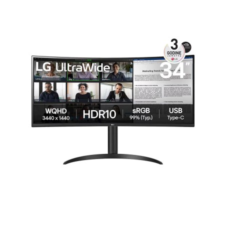 Monitor LG 34WR55QK-B