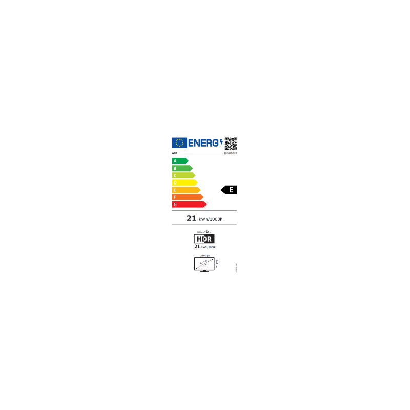 Monitor AOC Q27G4ZDR