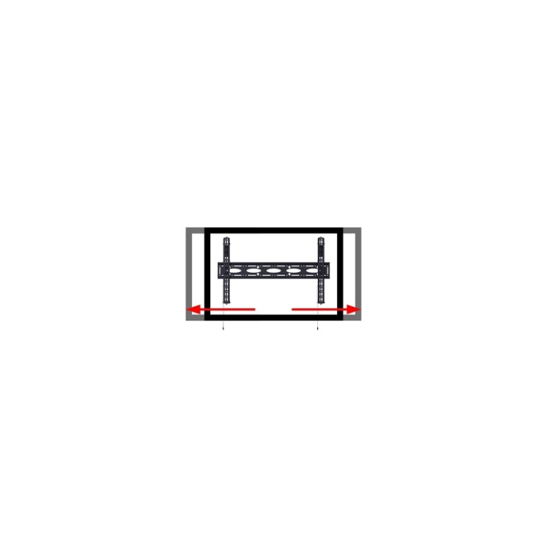 B-Tech BT9910/B XL Heavy Duty Universal Flat Screen Wall Mount with Tilt