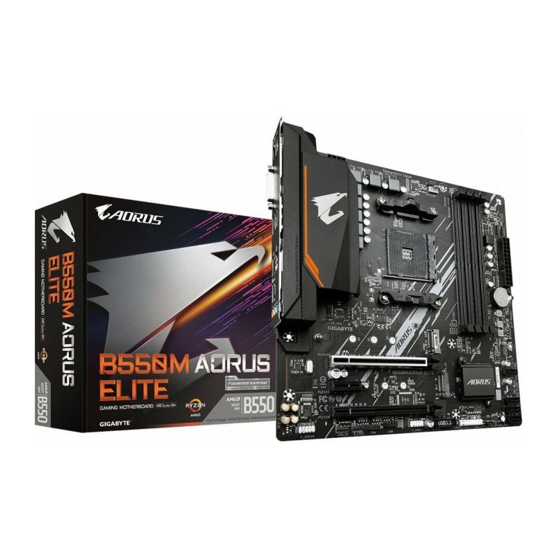 Matična plošča GIGABYTE B550M AORUS ELITE, DDR4, AM4, mATX