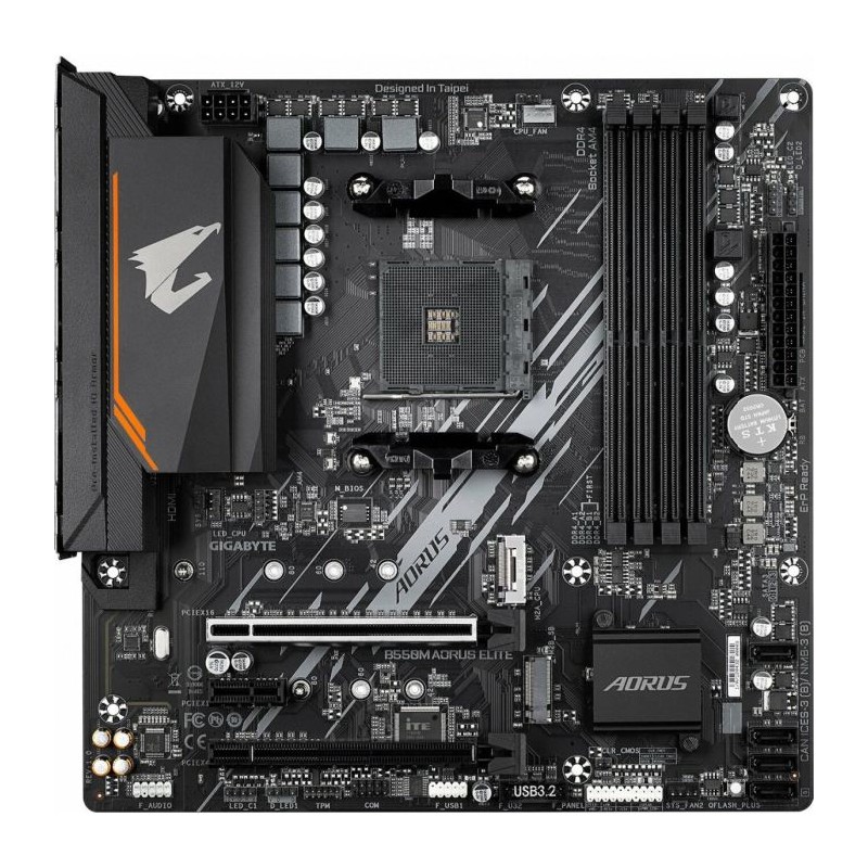 Matična plošča GIGABYTE B550M AORUS ELITE, DDR4, AM4, mATX