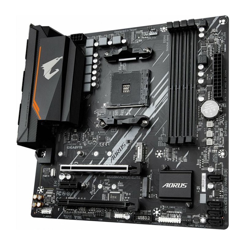 Matična plošča GIGABYTE B550M AORUS ELITE, DDR4, AM4, mATX