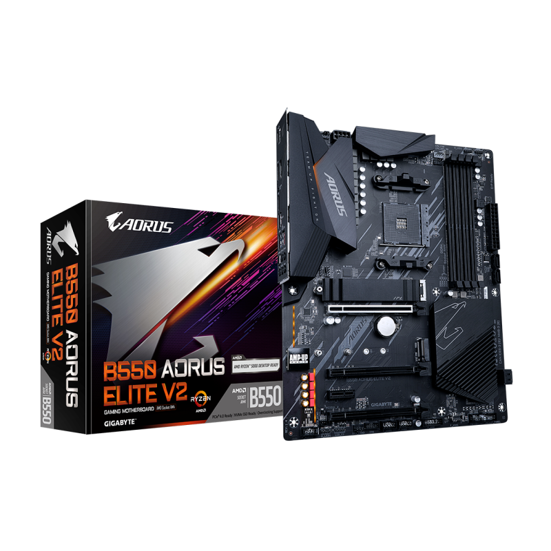 Matična plošča GIGABYTE B550 AORUS ELITE V2, DDR4, AM4, ATX