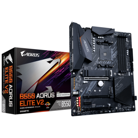 Matična plošča GIGABYTE B550 AORUS ELITE V2, DDR4, AM4, ATX