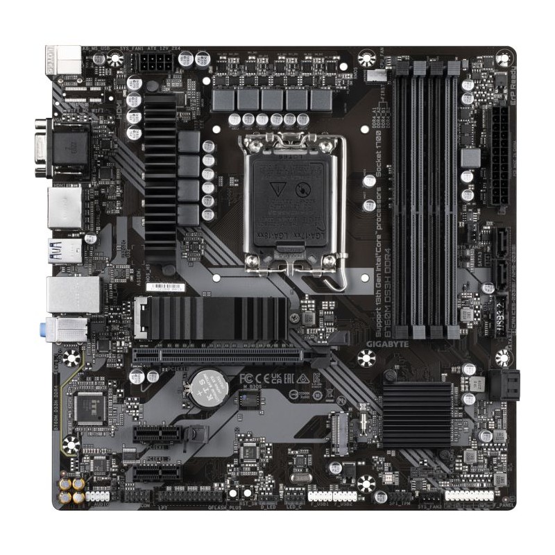 Matična plošča GIGABYTE B760M DS3H DDR4, LGA1700, mATX