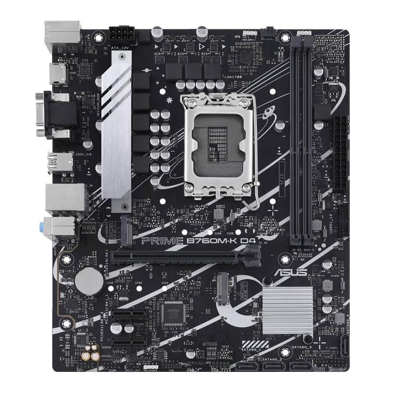 Matična plošča ASUS PRIME B760M-K D4, DDR4, LGA1700, mATX