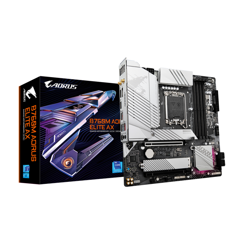 Matična plošča GIGABYTE B760M AORUS ELITE AX LGA1700, DDR5