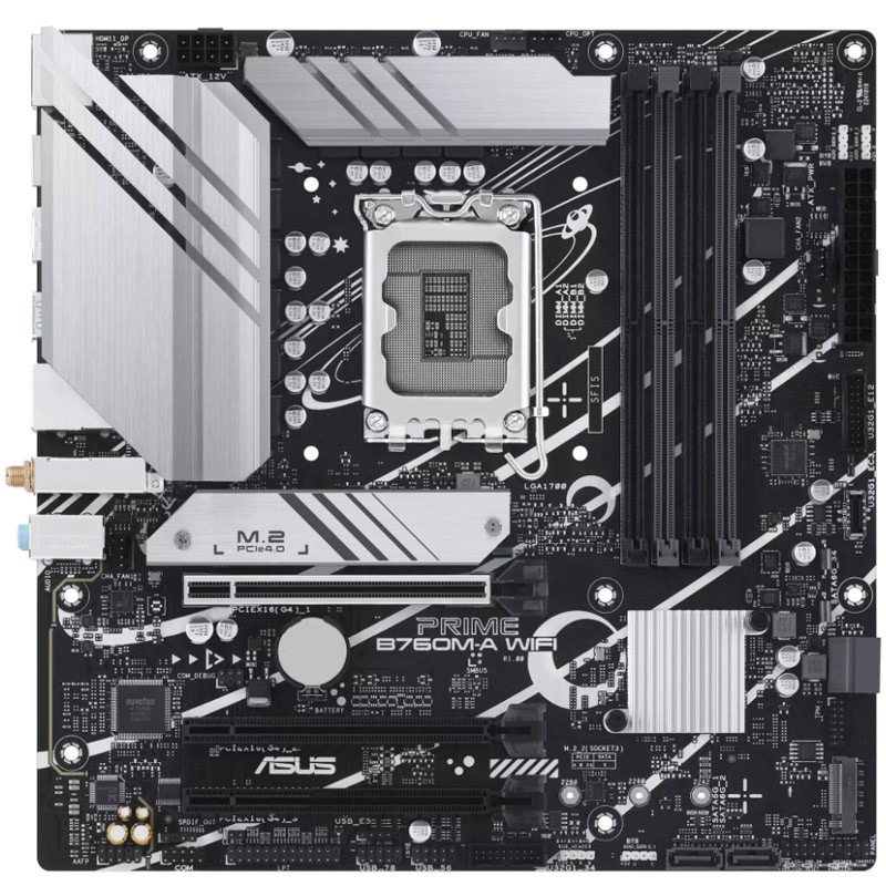 Matična plošča ASUS PRIME B760M-A WIFI, DDR5, LGA1700, mATX