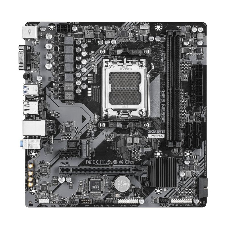 Matična plošča GIGABYTE B650M S2H, DDR5, AM5, mATX, B650M S2H