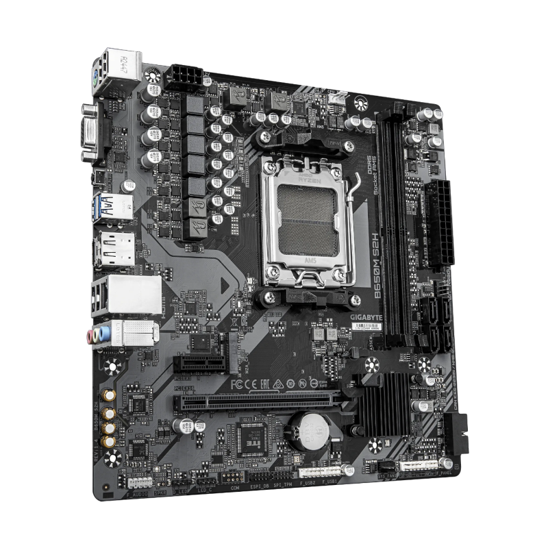 Matična plošča GIGABYTE B650M S2H, DDR5, AM5, mATX, B650M S2H