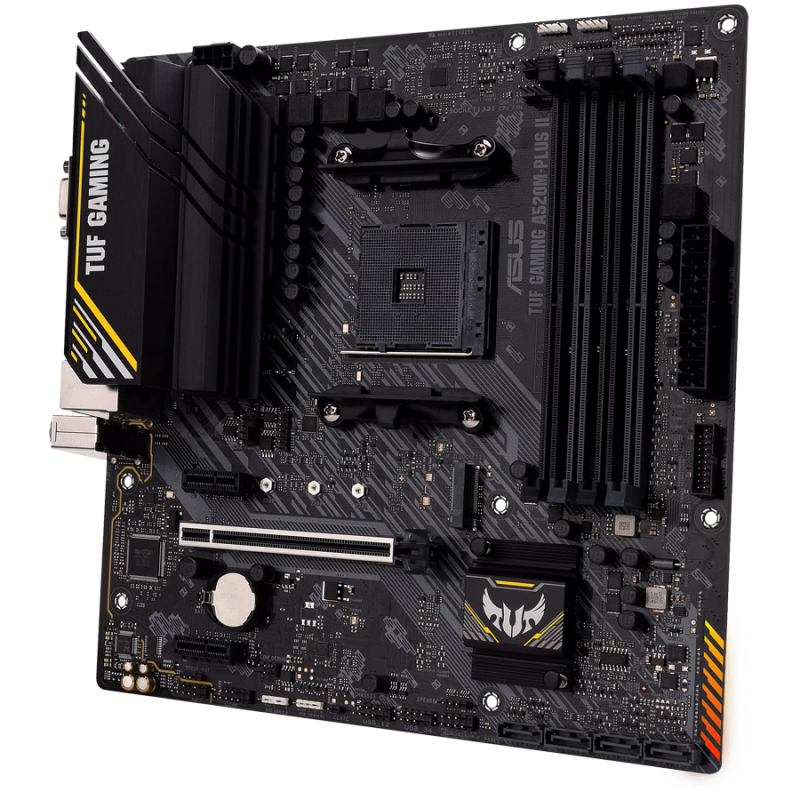 Matična plošča ASUS TUF GAMING A520M-PLUS II RGB, AM4, mATX