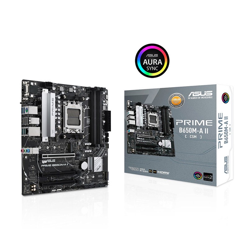 Matična plošča ASUS PRIME B650M-A II-CSM AM5, mATX, DDR5