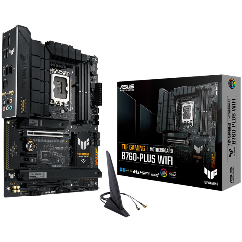 Matična plošča ASUS TUF GAMING B760-PLUS, WIFI, LGA1700, ATX, DDR5