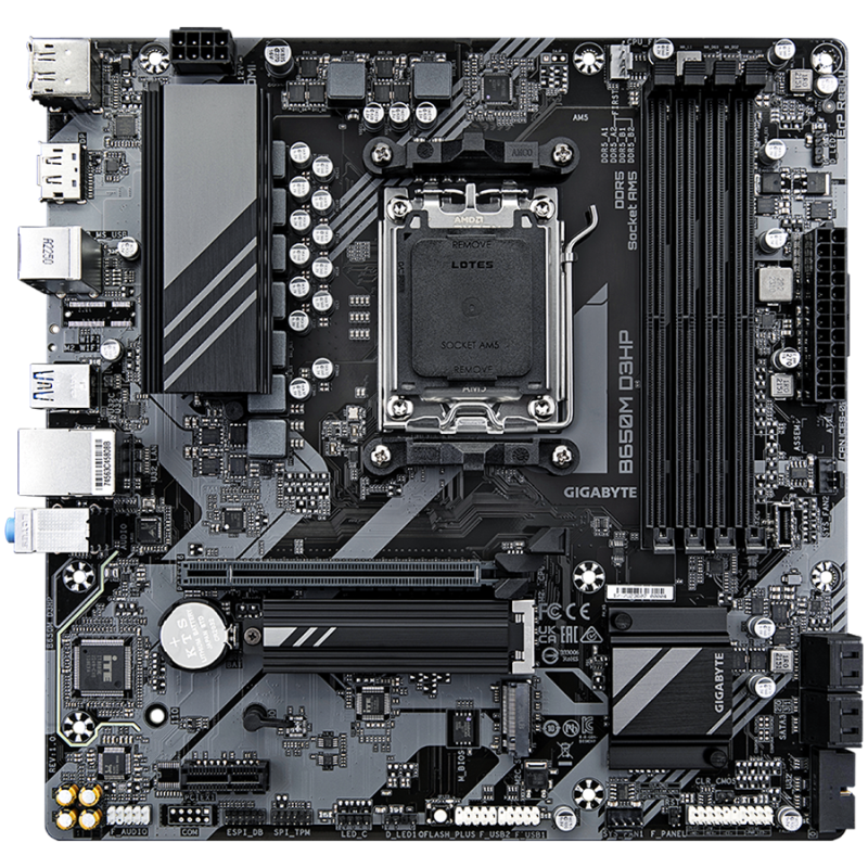 Matična plošča GIGABYTE B650M D3HP, AM5, mATX