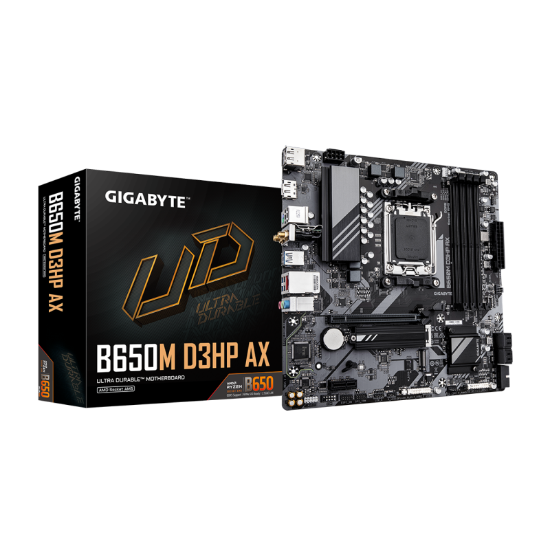 Matična plošča GIGABYTE B650M D3HP AM5, DDR5, WiFi, mATX