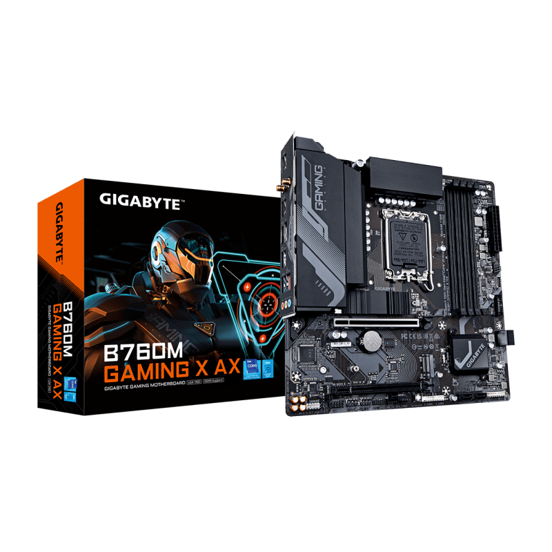 Matična plošča GIGABYTE B760M GAMING X AX DDR5, WiFi, mATX
