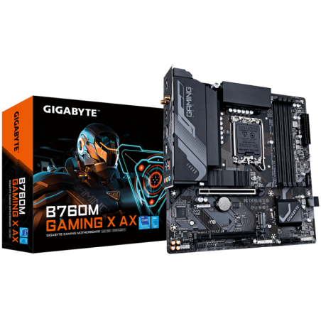 Matična plošča GIGABYTE B760M GAMING X AX DDR5, WiFi, mATX
