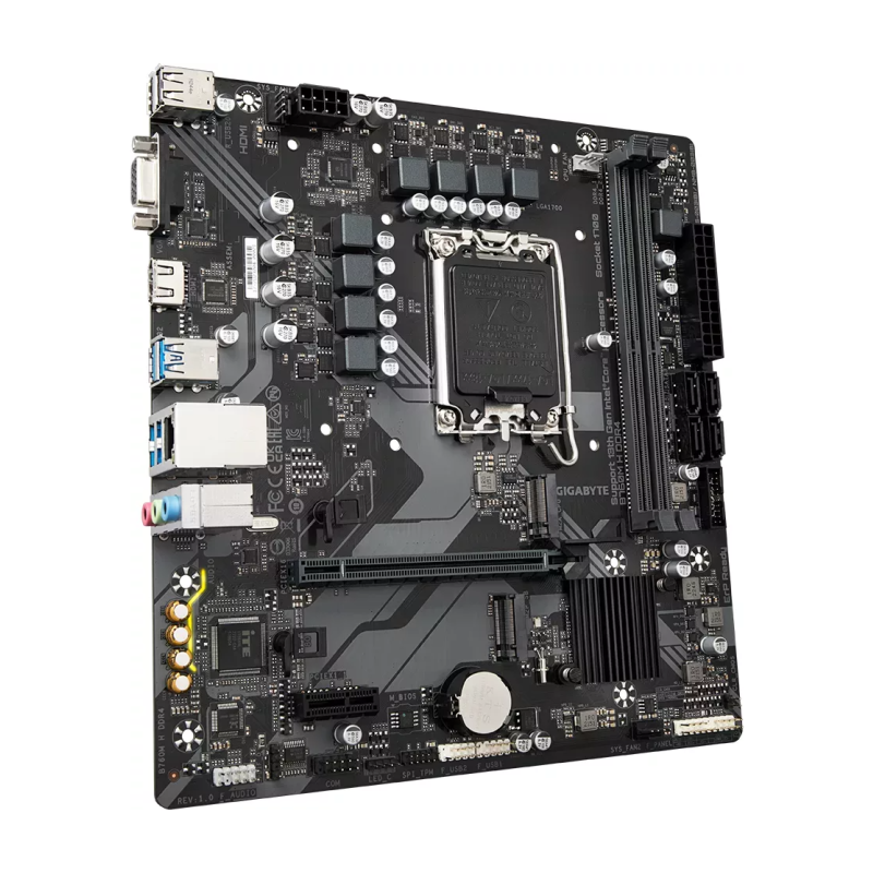 Matična plošča GIGABYTE B760M H DDR4 LGA1700, DDR4, mATX