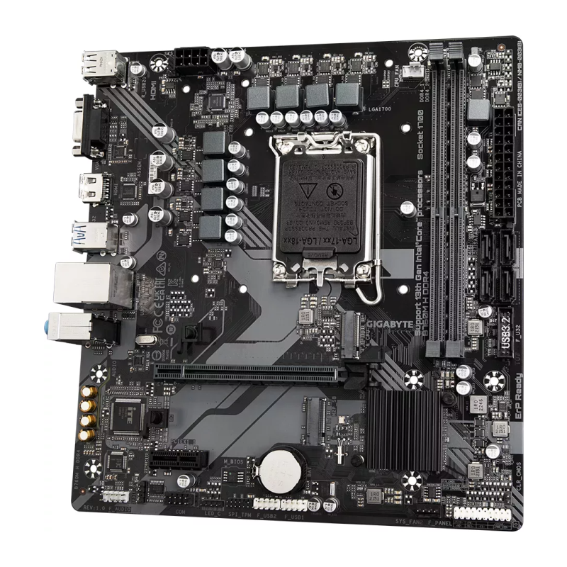Matična plošča GIGABYTE B760M H DDR4 LGA1700, DDR4, mATX