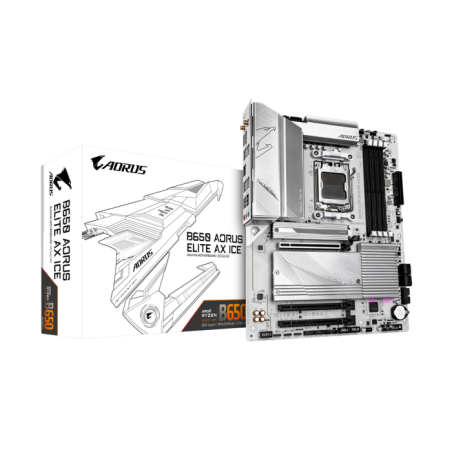 Matična plošča GIGABYTE B650 AORUS ELITE AX ICE, DDR5, AM5, ATX