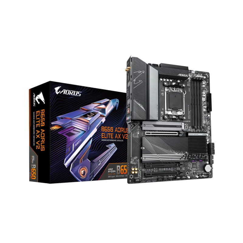 Matična plošča GIGABYTE B650 AORUS ELITE AX V2, DDR5, AM5, ATX