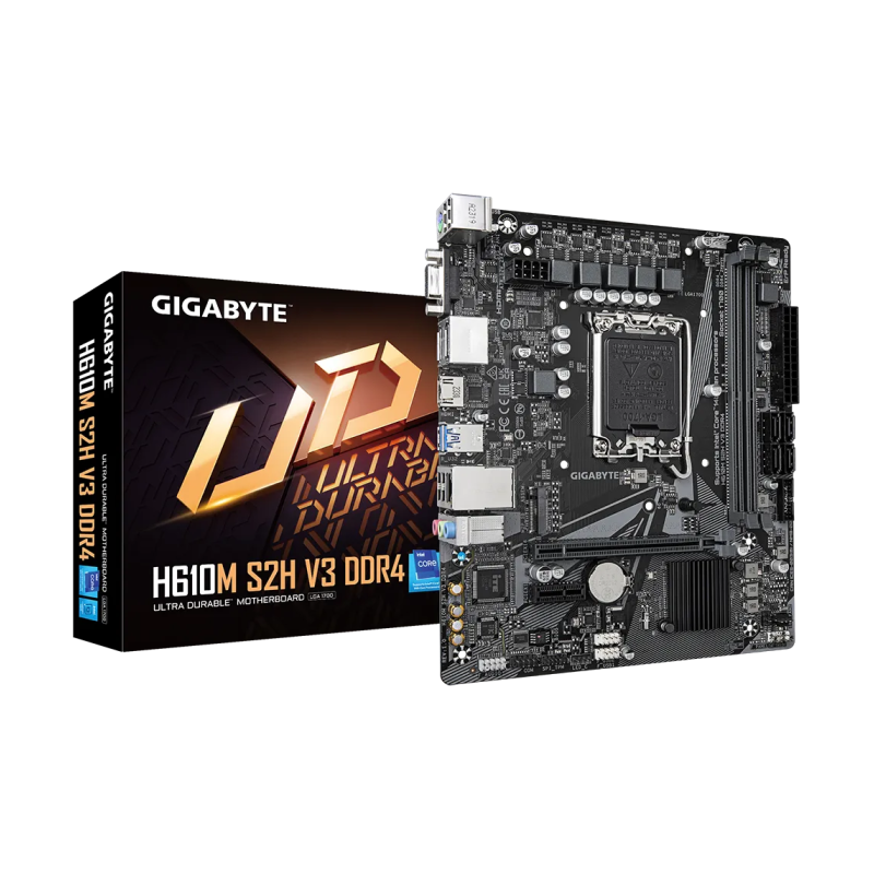 Matična plošča GIGABYTE H610M S2H V3 DDR4, LGA1700, mATX