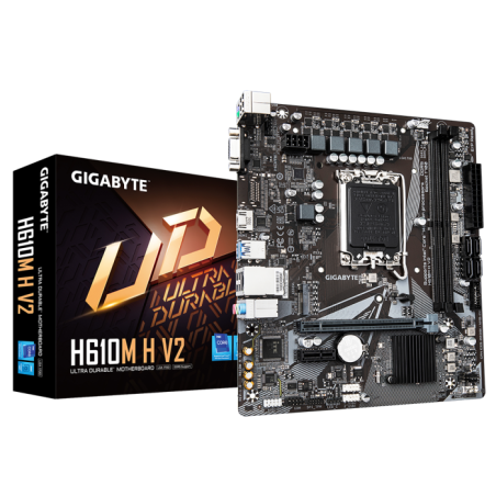 Matična plošča GIGABYTE H610M H V2 DDR5, LGA1700, mATX