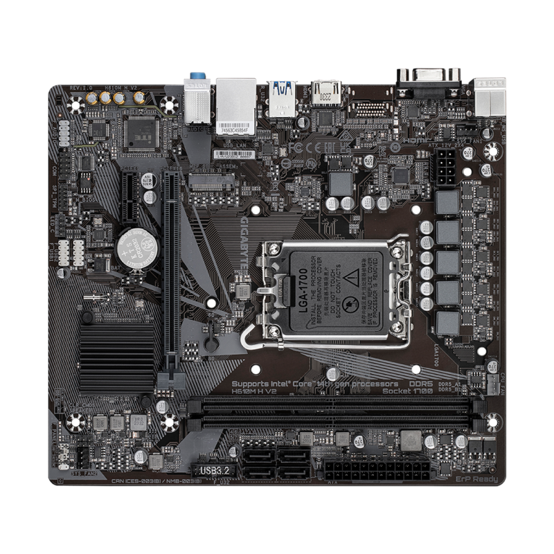 Matična plošča GIGABYTE H610M H V2 DDR5, LGA1700, mATX