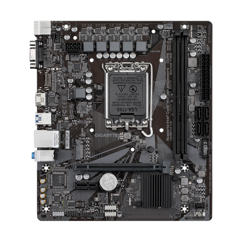 Matična plošča GIGABYTE H610M H V2 DDR5, LGA1700, mATX
