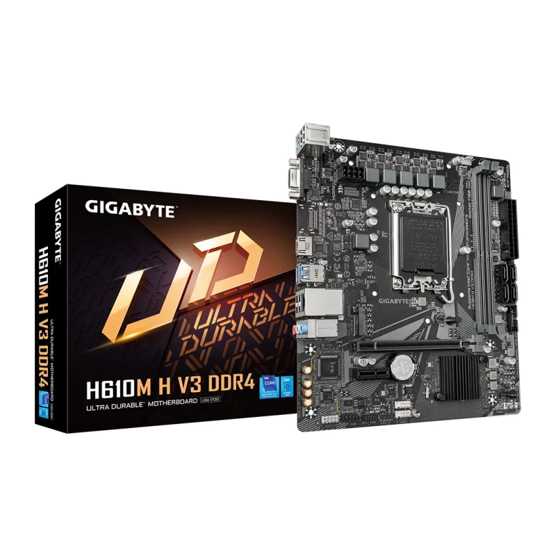 Matična plošča GIGABYTE H610M H V3, DDR4, LGA1700, mATX